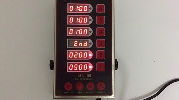 How to change volume on YOOYIST 6 channel commercial timer
