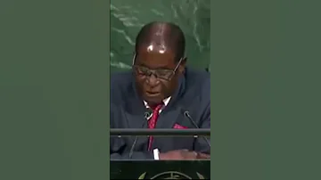 You May Hit Him But His Speech Is Very Powerful That S Robert Mugabe S Late President Of Zimbabwe 