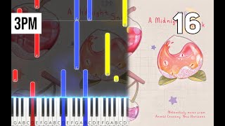 TPR - 3PM (from A Midnight Snack) - 16 - Animal Crossing New Horizons Note Chart