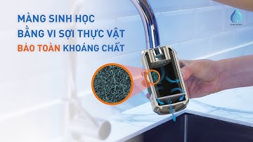 Lon lọc nước DROPSON với màng sinh học bằng vi sợi thực vật