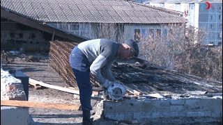Капитальный ремонт крыши дома №43 в микрорайоне «Дружба» // г. Буйнакск