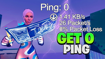 The SECRET To Get 0 Ping In Fortnite Chapter 5! ✅ (Lower Ping Guide)