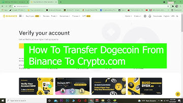 How to Transfer Dogecoin From Binance to Crypto.com | Send Your Crypto Bitcoin From Binance