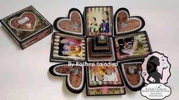 Explosion Box for Husband Birthday / Explosion box full of surprises (Giant) | by Rashmi Jajodiya