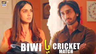 Biwi impotant hai ya cricket match?🏏 | #burnsroadkayromeojuliet