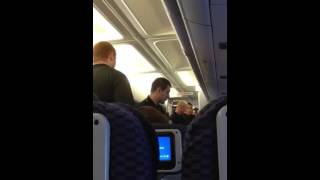 Drunk arrested on flight