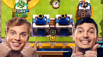 Clash Royale - 2v2 WITH 4 IPADS! (vs. Nickatnyte)