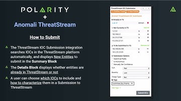 Two Minute Integration Overview: Anomali ThreatStream
