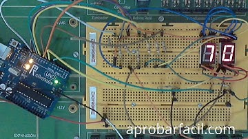 Arduino project - 00 to 99 counter with two 7 segments displays