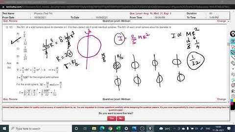 MOCK TEST 1 | PHYSICS SOLUTIONS | IMPULSE BATCH