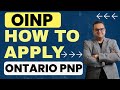 Oinp how to apply ontario pnp employer job offer streams for canada pr  latest ircc news  updates