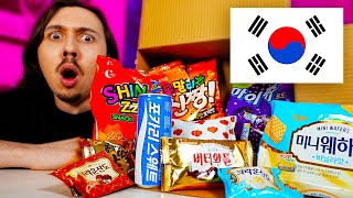 Je teste des snacks de Corée du Sud