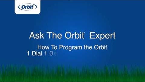 How To Program an Orbit One Outlet Hose Faucet Timer 96781
