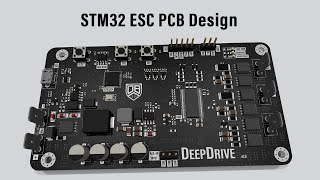 STM32 ESC PCB Schematic Design - KiCAD ESC Project (DeepDrive v1.0)