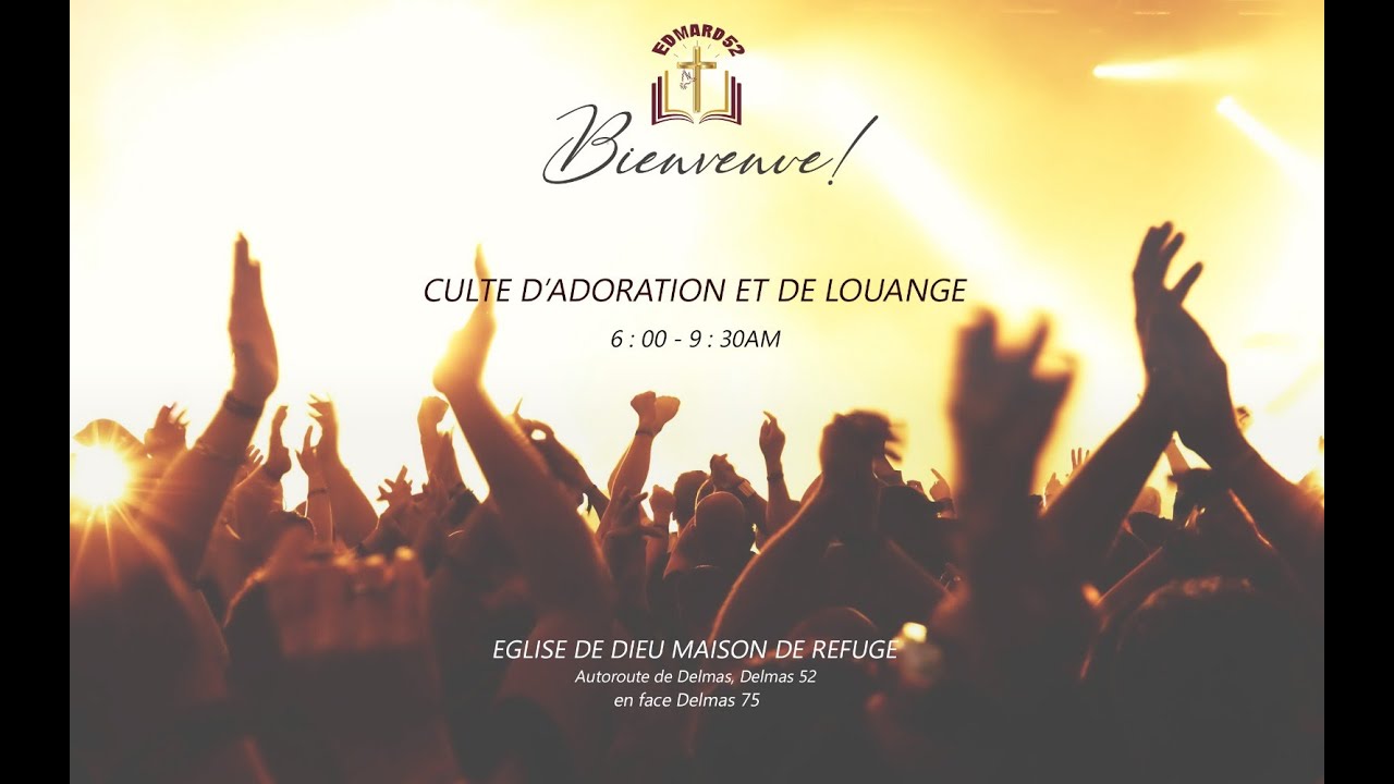 CULTE D'ADORATION DU DIMANCHE 13 \08 \ 2023 - YouTube