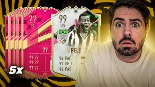 PELE 99 COM VARIOS FUTTIES INSANOS! FUT DRAFT FIFA 23