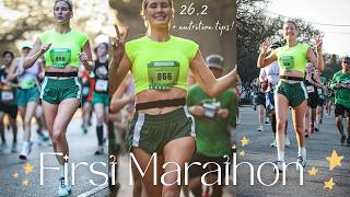 Running My First Marathon: Nutrition Tips, Gear I Swear By & Lessons Learned 🏃‍♀️🌿 ✨