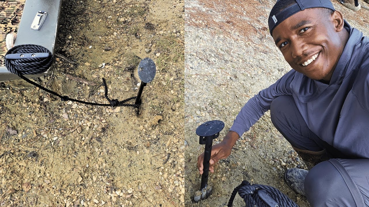 Beach Anchoring a Boat made EASY! KEMIMOTO Boat Anchor YouTube