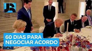EUA e Irã iniciam prazo de 60 dias para negociar acordo definitivo para fim da guerra