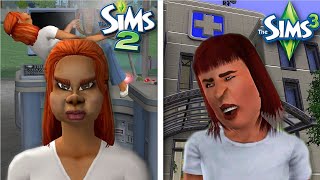 Sims 2 vs Sims 3  Plastic Surgery