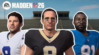Classic Legendary Rosters In Madden 26