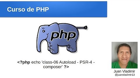 06 Autoload - PSR-4 - composer