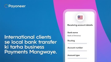 Local Receiving Account - Overseas clients pay you via their local bank transfer!