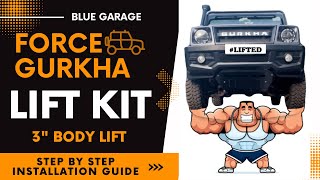 Force Gurkha Lift Kit | 275mm GC! Blue Garage.15 Step Installation Guide. Pros/Cons See Description.