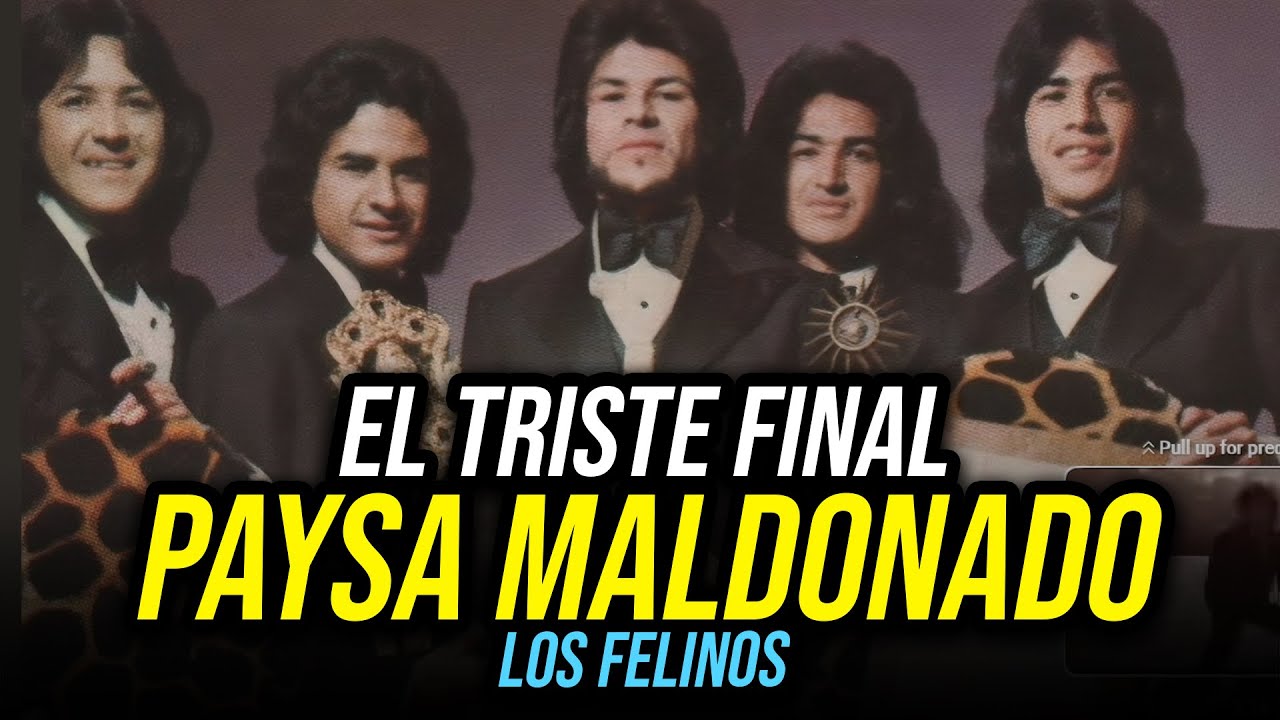 El TRISTE FINAL Del PAYSA MALDONADO De Los Felinos... ¿PORQUE SE FUE DE LA AGRUPACION?