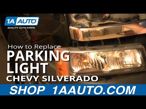 How to Replace Parking Light 03-06 Chevy Silverado 1500 - YouTube