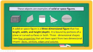 Mathematics 6 Quarter 3 Week 1(Visualize and describe the different solid figures)