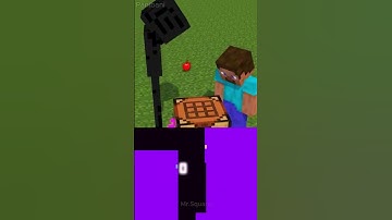 When Enderman tries to steal your crafting table (Minecraft story) / Bouncing square