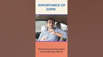 Importance of GDPR |Ameya Damle #Shorts