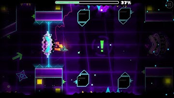 Galvanic by Distort (6 Stars, 3/3 Coins) - Daily Level 2-26-18 - Geometry Dash