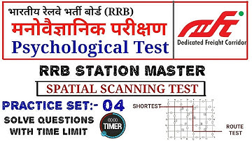 RAILWAY PSYCHO TEST | SPATIAL SCANNING TEST | PRACTICE SET-04 | SM & TA
