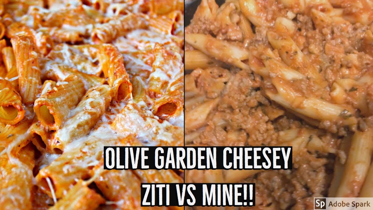 How To Make Baked Ziti From Olive Garden Italian Food Mukbang Asmr