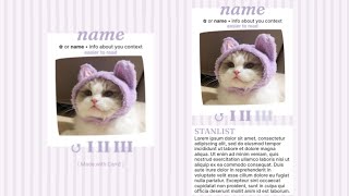 interactive & cute multipage carrd tutorial | no pro | credits: ciarispop
