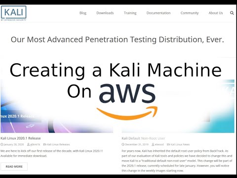 Creating a Kali Virtual Machine on AWS EC2!