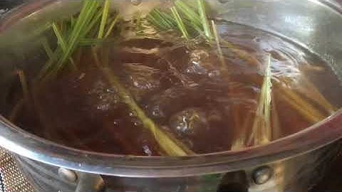 Cara Membuat Minuman Kesehatan Seruni (Sereh Jeruk Nipis)