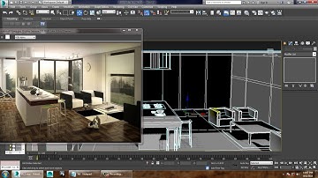 Tutorial on Modeling Texturing and lighting a kitchen in 3dsmax using vray ( Part 4)