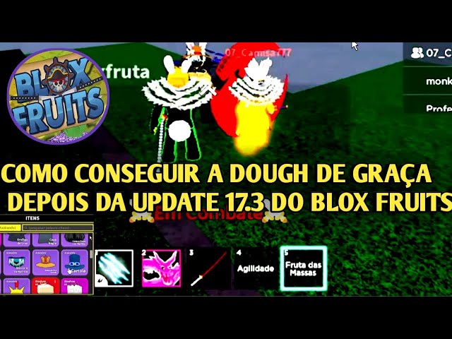 Fruta Dough Blox Fruits (Fruta Da Massa) - Roblox - DFG