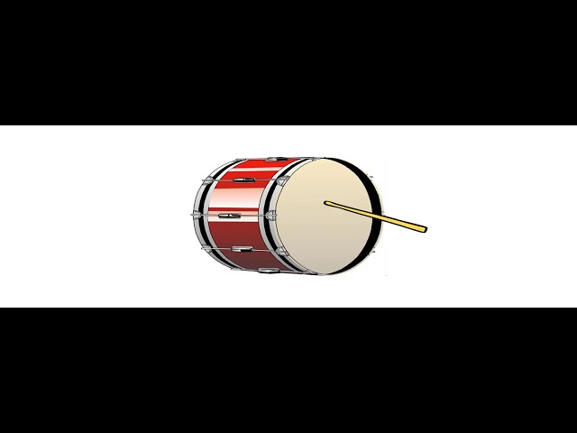 Bass drum sound effect