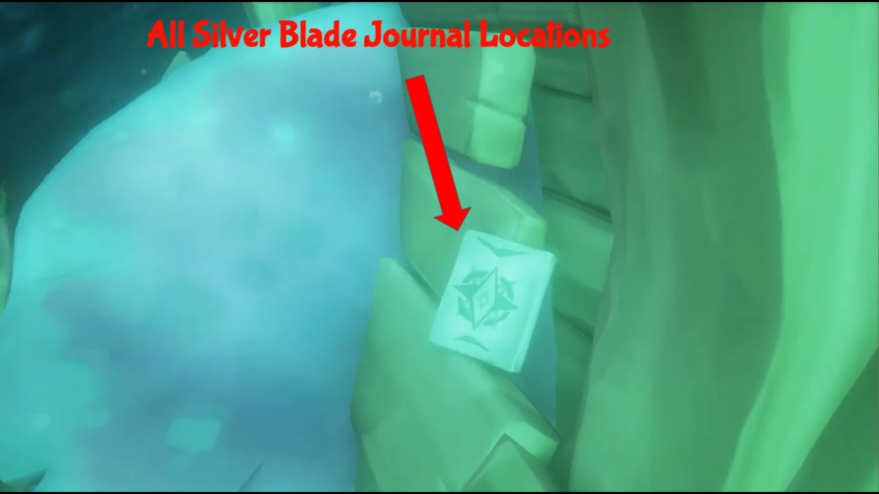 All Silver Blade Journal Locations In The Sunken Pearl Pirates Life Tall Tale Sea Of Thieves Youtube