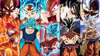 LES 5 NIVEAUX de PUISSANCE de GOKU dans DBS