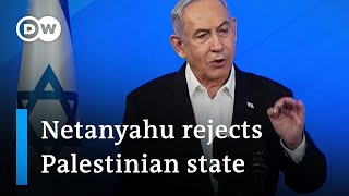 Netanyahu: 'Israeli needs security control over all territory west of the Jordan river' | DW News