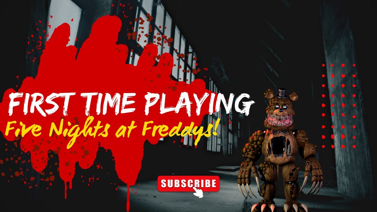 First time playing Five Nights at Freddys || VOD - YouTube