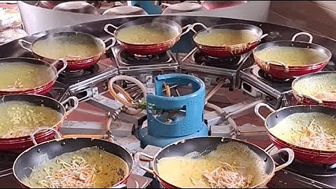 bánh xèo chay miễn phí chùa mẹ mẫu Tiền Giang