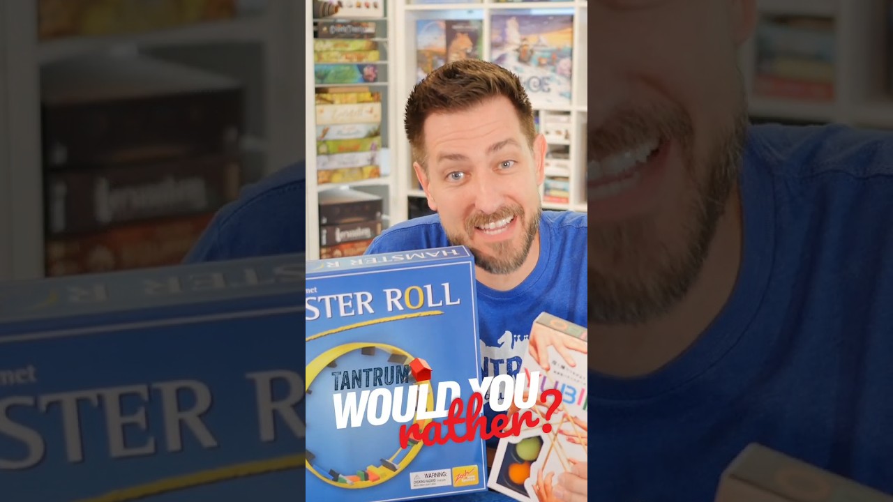Hamster Roll vs Yubido. Which Game Would You Play? #shorts  #boardgames #gamenight