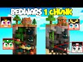 BEDWARS 2 vs 2 in UN SOLO CHUNK - MARCY e NICO vs BADDI e LOCO - MINECRAFT ITA