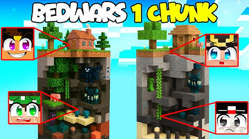 BEDWARS 2 vs 2 in UN SOLO CHUNK - MARCY e NICO vs BADDI e LOCO - MINECRAFT ITA